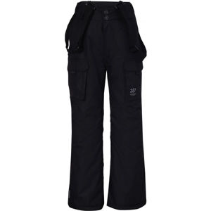 2117 LILLHEM Dětské lyžařské kalhoty, černá, veľkosť 152