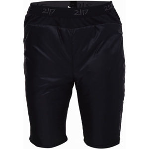 2117 OLDEN Pánské krátké zateplené kalhoty, černá, veľkosť S