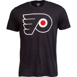 47 NHL PHILADELPHIA FLYERS 47 CLUB TEE Klubové tričko, černá, veľkosť S