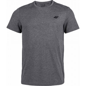 4F MEN´S T-SHIRT šedá XXL - Pánské tričko