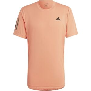adidas CLUB 3STR TEE Pánské tenisové tričko, oranžová, velikost XXL