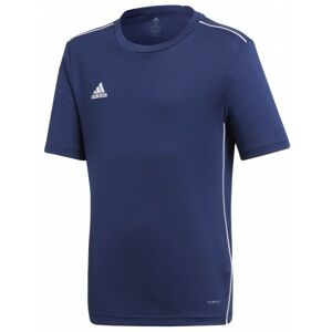 adidas CORE 18 JERSEY Juniorský fotbalový dres, tmavě modrá, velikost