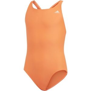 adidas FIT SUIT SOL Y Dívčí plavky, oranžová, velikost 164