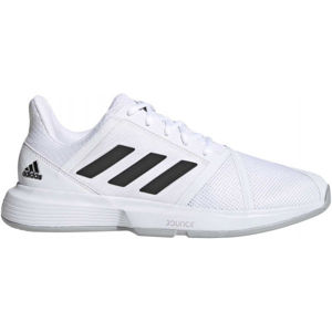 adidas COURTJAM BOUNCE bílá 10.5 - Pánská tenisová obuv