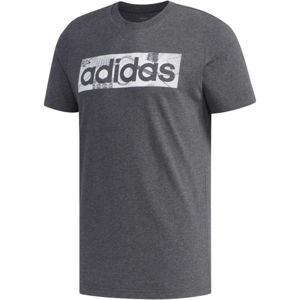 adidas BXD PHOTO TEE tmavě šedá S - Pánské tričko