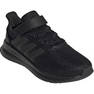 adidas RUNFALCON C Dětská běžecká obuv, černá, veľkosť 28