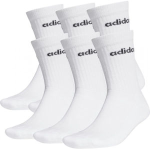 adidas CREW 3PP Set ponožek, bílá, veľkosť 43-45