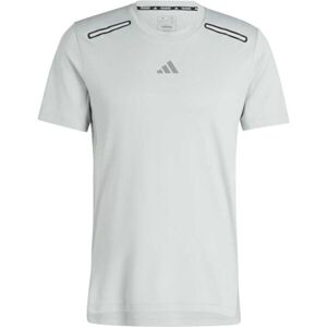 adidas HIIT ELV TEE Pánské sportovní triko, šedá, velikost XL