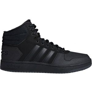 adidas HOOPS 2.0 MID Pánské volnočasové boty, černá, velikost 45 1/3