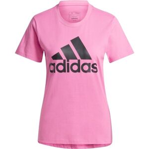 adidas LOUNGEWEAR ESSENTIALS LOGO Dámské tričko, růžová, velikost