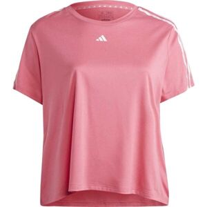 adidas TRAIN ESSENTIALS Dámské tričko, růžová, veľkosť 1x