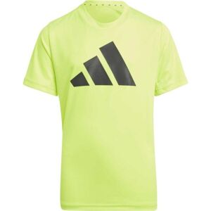 adidas TR-ES LOGO T Chlapecké tričko, žlutá, velikost 128
