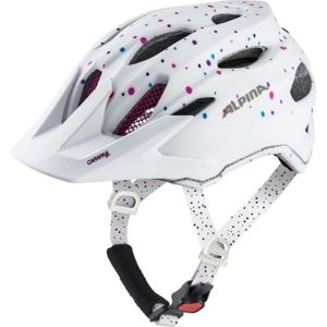 Alpina Sports CARAPAX JR. bílá (51 - 56) - Juniorská cyklistická helma