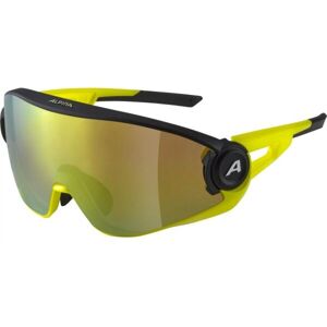 Alpina Sports 5W1NG Q Sluneční brýle, žlutá, velikost
