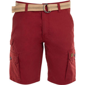 ALPINE PRO ARDEH Pánské šortky, červená, velikost 58