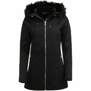ALPINE PRO BLYTHA Dámský softshellový kabát, černá, velikost XS