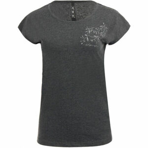 ALPINE PRO ENGELA Dámské tričko, tmavě šedá, veľkosť S