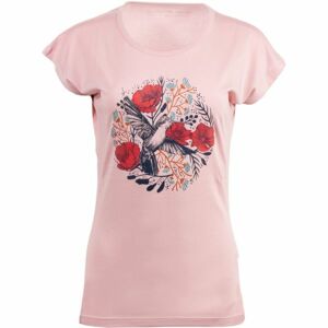 ALPINE PRO MAKIA růžová XS - Dámské triko