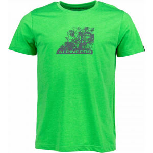 ALPINE PRO MACALL zelená L - Pánské triko