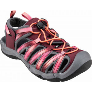 ALPINE PRO MERTO Dětské sandály, červená, velikost 35