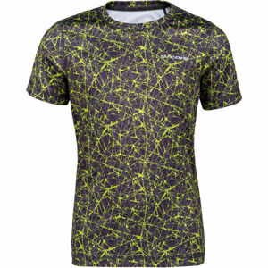 Arcore IVORY Chlapecké běžecké triko, Zelená,Černá,Stříbrná, velikost