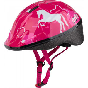 Arcore WAPI Dívčí cyklistická přilba, Červená,Bílá,Růžová, velikost