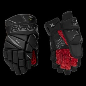 Bauer VAPOR X2.9 GLOVE SR Hokejové rukavice, Černá,Červená,Bílá, velikost 14