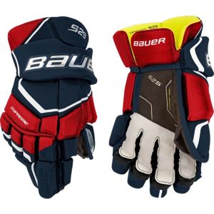 Bauer SUPREME S29 GLOVE SR Hokejové rukavice, tmavě modrá, veľkosť 15