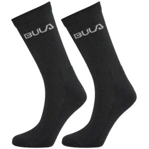 Bula 2PK WOOL SOCK Pánské ponožky, černá, veľkosť 43/45