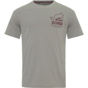 BUSHMAN Pánské tričko Pánské tričko, šedá, velikost XL