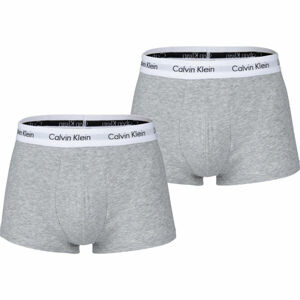Calvin Klein 3 PACK LO RISE TRUNK Pánské boxerky, šedá, velikost S