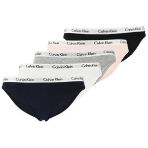 Calvin Klein CAROUSEL-BIKINI 5PK Dámské kalhotky, mix, veľkosť L