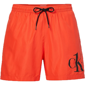Calvin Klein MEDIUM DRAWSTRING Pánské plavecké šortky, oranžová, velikost S