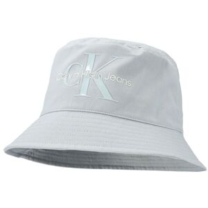 Calvin Klein MONOGRAM BUCKET HAT Unisexový klobouk, světle modrá, velikost UNI