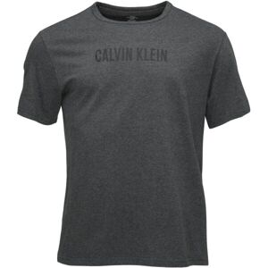 Calvin Klein S/S CREW NECK Pánské triko na spaní, šedá, velikost