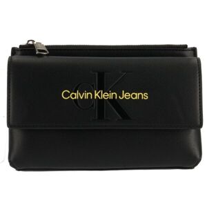 Calvin Klein SCULPTED EW FLAP XBODY MONO Dámská taška přes rameno, černá, veľkosť UNI