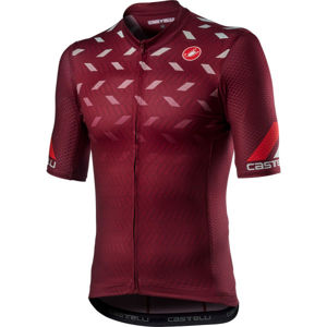 Castelli AVANTI Pánský cyklistický dres, vínová, velikost XXL