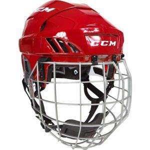 CCM FL60C SR COMBO červená M - Hokejová helma