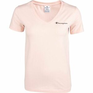 Champion V-NECK T-SHIRT Dámské tričko, růžová, velikost XS