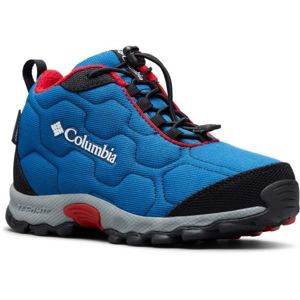 Columbia YOUTH FIRECAMP MID 2 WP Dětské trekingové boty, modrá, veľkosť 35