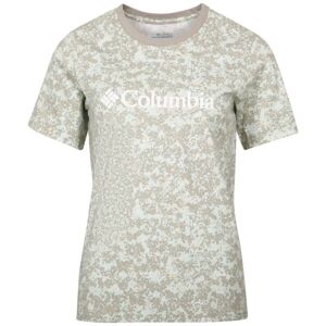 Columbia NORTH CASCADES™ PRINTED TEE Dámské tričko, světle zelená, velikost L