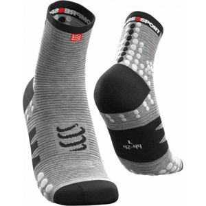 Compressport PRO RACING SOCKS V3.0 Běžecké ponožky, šedá, velikost 45-47