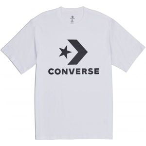 Converse STAR CHEVRON TEE Pánské triko, Bílá,Černá, velikost
