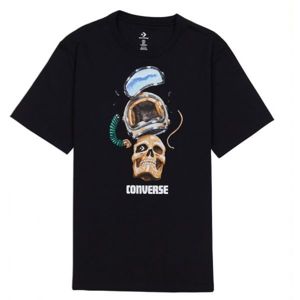 Converse SKULL HELMET TEE černá M - Pánské tričko