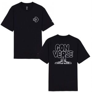 Converse CARTOON CHUCK TEE černá S - Pánské tričko