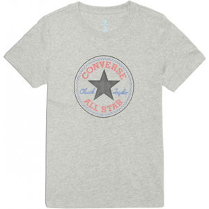 Converse CHUCK PATCH NOVA TEE Dámské tričko, šedá, velikost L