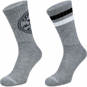 Converse MENS FASHION CREW 2PP Pánské ponožky, šedá, veľkosť 39-42