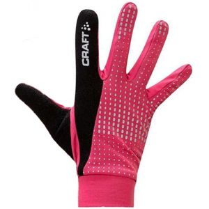 Craft BRILLIANT růžová M - Funkční běžecké rukavice