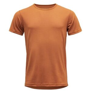Devold BREEZE MERINO 150 T-SHIRT Pánské triko, oranžová, velikost XL