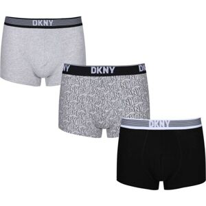 DKNY GENEVA Pánské boxerky, šedá, veľkosť XL